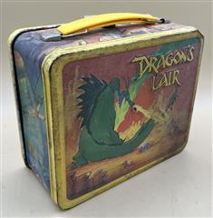 VINTAGE 1983 DRAGON'S LAIR METAL LUNCHBOX WITH THERMOS
